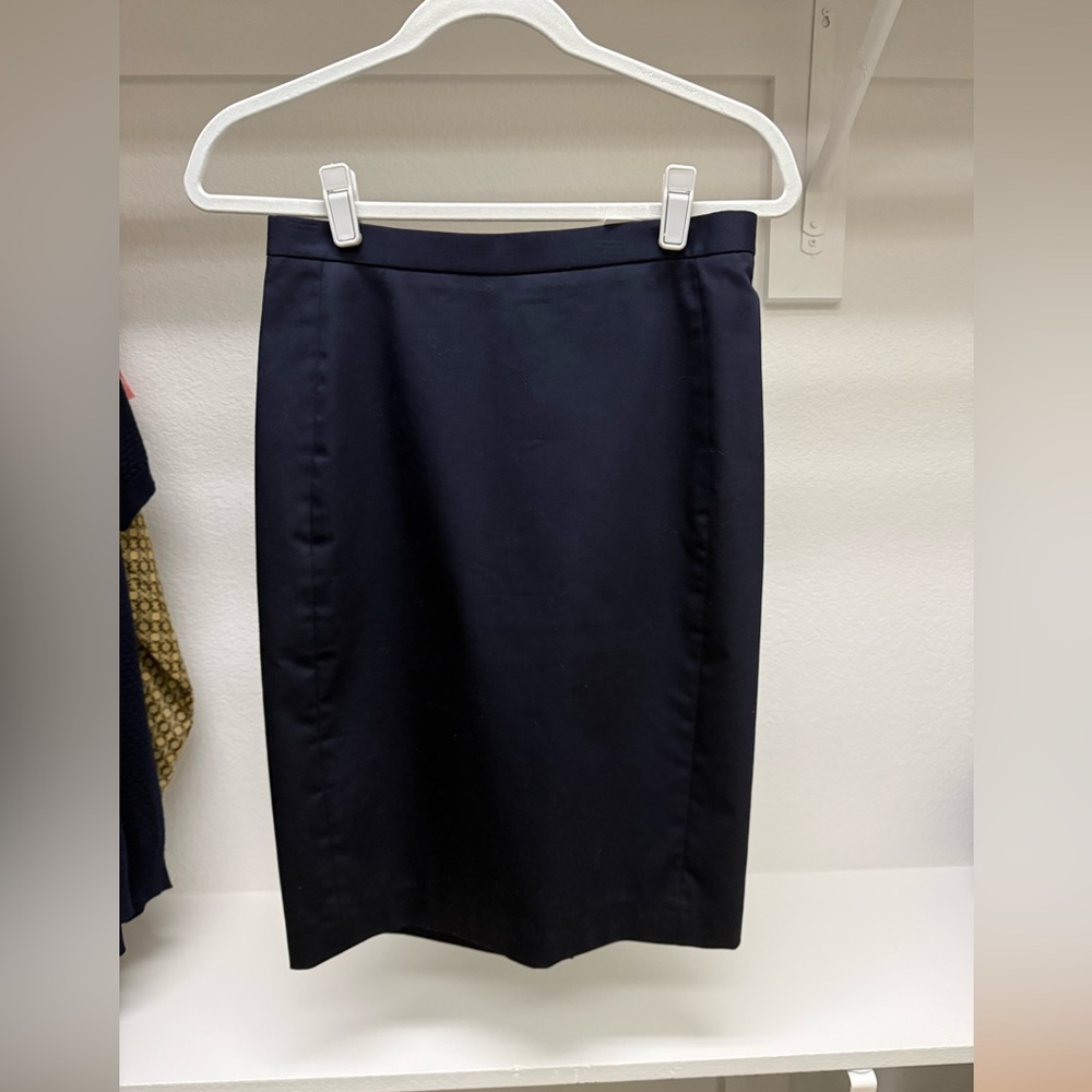 NWT Ann Taylor Navy Pencil Skirt